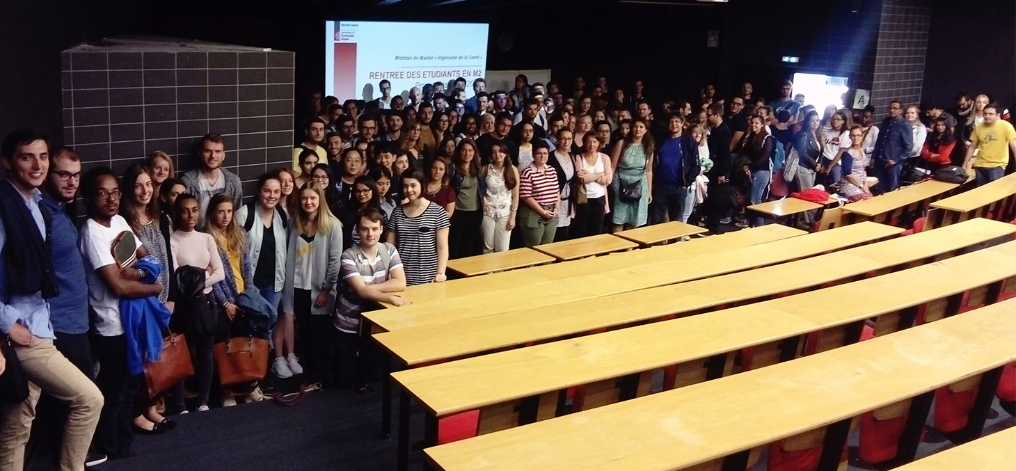 Rentrée des étudiants en master Ingénierie de la santé